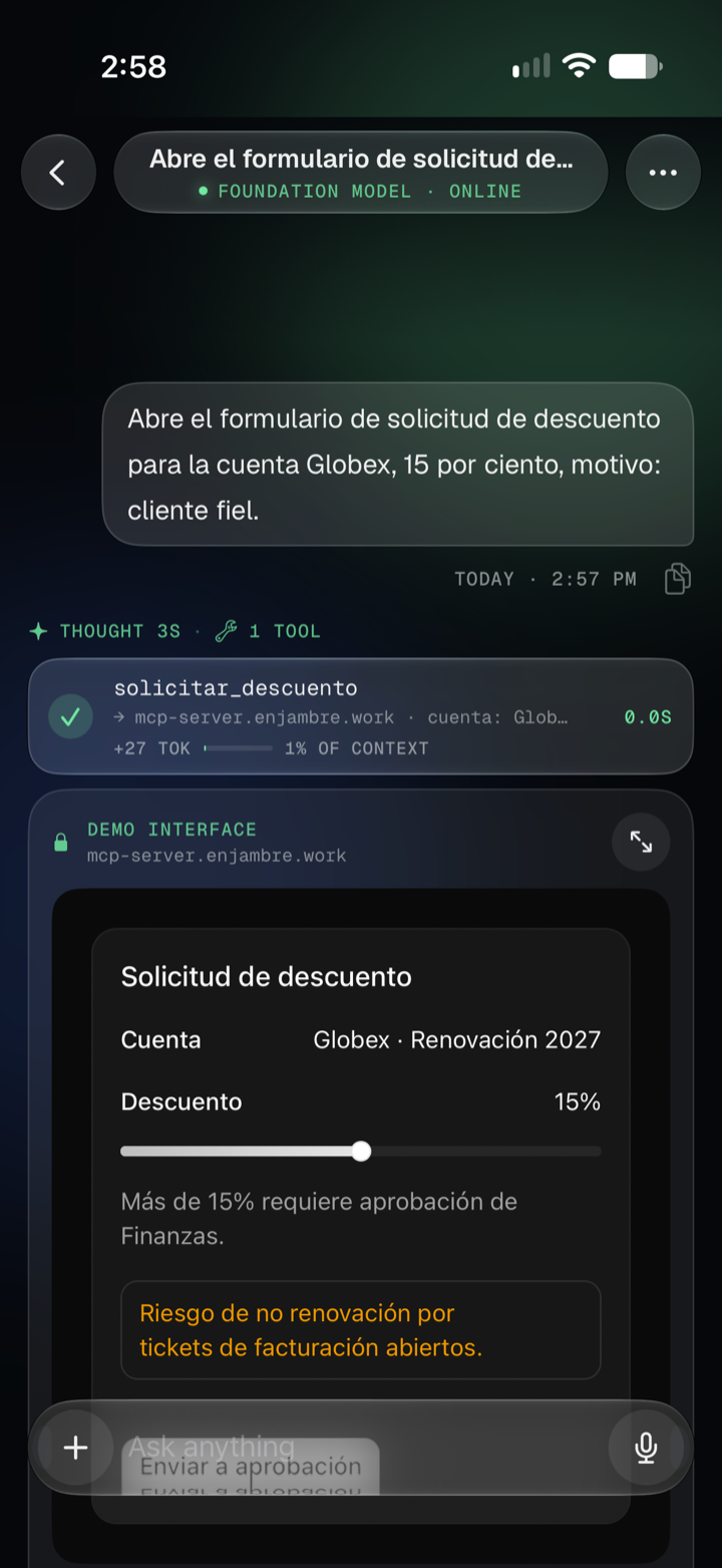 MCP apps in the chat